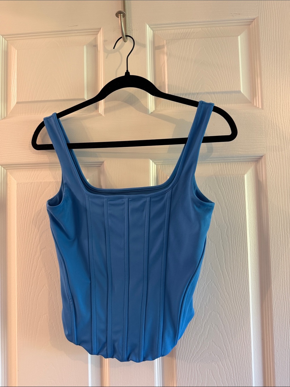 Express Blue Girls' One-Piece Tank Swimsuit